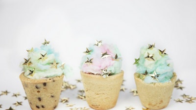 These Cookie Cups are light as a feather and shine like a star.