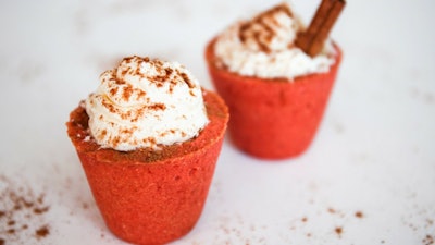 Spice it up with our Pumpkin Spice Cookie Cup, apple pie ice cream, whipped cream, and a dusting of cinnamon!
