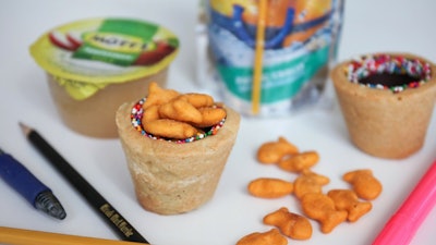 Anything goes in a Cookie Cup #schoolsnack #backtoschool