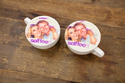 Selfee edible latte.