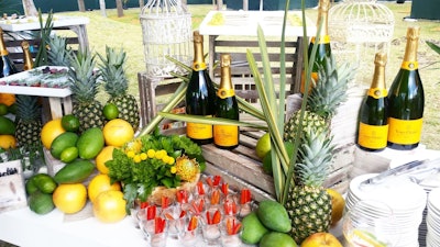 VC Carnaval with bottles of Veuve Clicquot - VIP Event Miami
