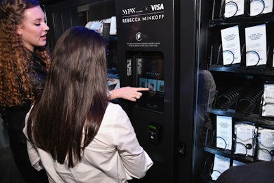 In September, Visa served as the official payment technology partner of New York Fashion Week: The Shows. As part of the partnership, the company hosted an on-site activation at Spring Studios that included a contactless-enabled vending machine filled with limited-edition items from designers.