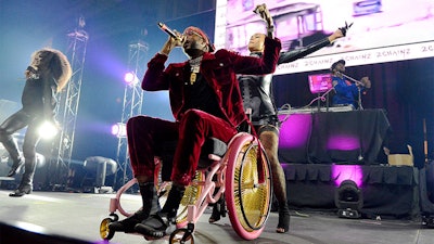 Rapper & Hip-Hop Artist 2Chainz performs at NC State University’s Homecoming Concert. PC: Drew Hickland.