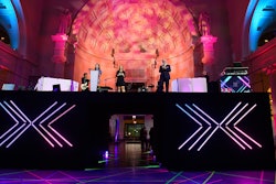 Lifted Staging Textured Projected Lighting