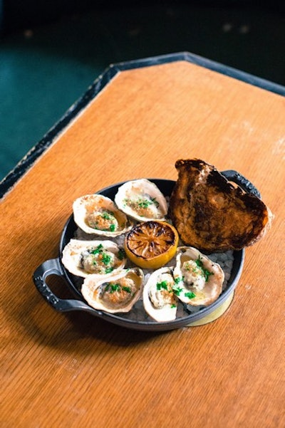 Fresh Seasonal Menus, Grilled Oysters