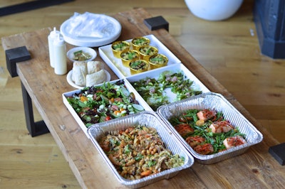 Lunch Catering Set-up