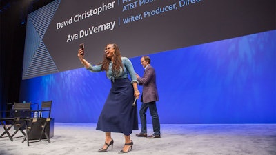 Mentoring Session & Moderated Conversation with Film Director Ava DuVernay at AT&T Shape.