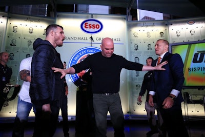 UFC Press Conference in the Esso Great Hall