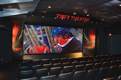 TSN Theatre Screen and Projector