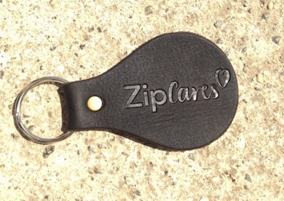 Handmade keychains for ZipRecruiter employees that fight child slavery in Haiti