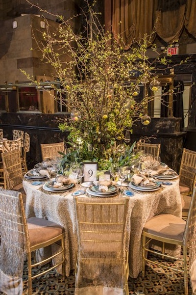 The Lenox Hill Gala brings the Garden of Eden back to earth with this centerpiece
