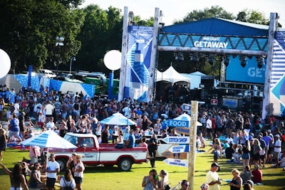 Bud Light held the first Bud Light Getaway Festival this past summer in North Charleston, South Carolina. The event featured headliners such as Sam Hunt, Lil Jon, and Dashboard Confessional.