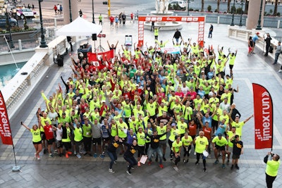 Wellness was a big component once again this year. More than 700 attendees showed up for a 5K run on Wednesday morning, and mindfulness expert Lee Papa led meditation sessions.