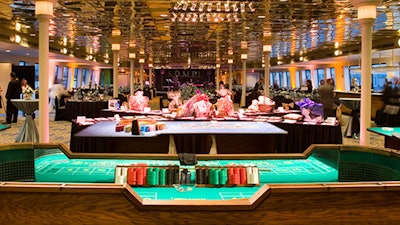Casino tables on Inspiration Hornblower