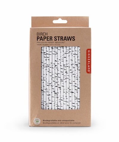 Instead of plastic straws, set out Kikkerland Design’s eco-friendly, wax-coated paper straws, which are printed with soy-based inks and are biodegradable and compostable. A pack of 144 straws costs $9.