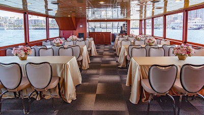 Dining level on Emerald Hornblower