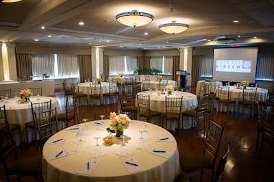 Hudson Room set for a corporate event