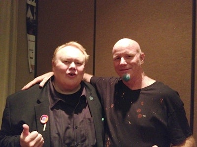 With Comedian Louie Anderson
