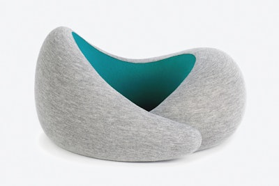 Get comfy on your next flight with the Ostrich Pillow Go ($60). Made with high-density memory foam, the pillow comes with a travel pouch that compresses it for convenient packing. The pillow comes with a light grey exterior and a choice of three interior colors (midnight grey, aquamarine, and deep blue); shipping is available in the U.S. and Canada.