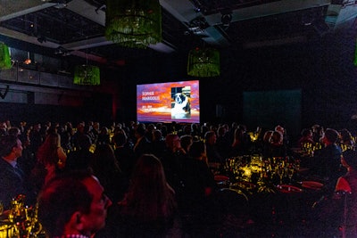 The gala featured an in memoriam presentation of guests’ pets that had recently passed away.