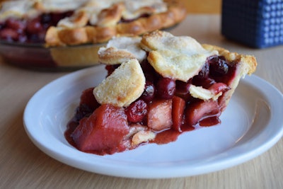 Caramelized pear and cranberry pie, by Pie Spot in Portland, Oregon