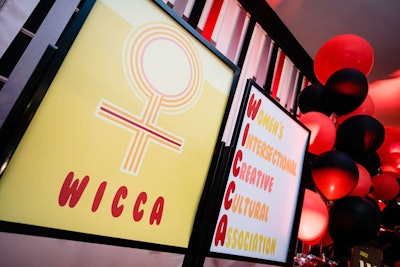 In the show, Sabrina and her friends start a feminist club called WICCA, which stands for 'Women's Intersectional Creative Cultural Association.' The club had a sign-up table at the activation.