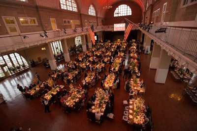 Gala on Ellis Island for the Tenement Museum, honoring Steve Witkoff
