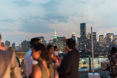 The 3,000-square-foot rooftop at The Bordone LIC.