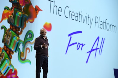 Adobe’s president and C.E.O., Shantanu Narayen, welcomed more than 14,000 attendees to Adobe Max in October.