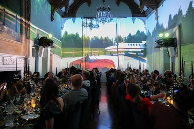 To immerse guests into the world of Trust for the premiere of the series, which dramatizes the Getty family saga, FX hosted seated dinners for influencers and media in New York and Los Angeles in March. The four-course dinners were enhanced by animated wall projections that depicted various environments and scenarios inspired by the series, including a trip on a private plane.