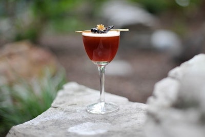 Blue Duck Tavern at Park Hyatt Washington, D.C. introduced new “garden-to-table” cocktails to celebrate fall. This Lil’ Figgy consists of fig-infused Mellow corn whiskey, grapefruit juice, and sumac rooftop honey and salt solution, garnished with a half-dried fig and honeycomb.
