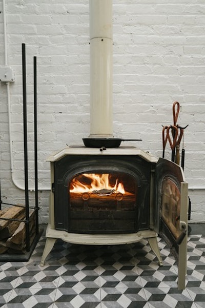 Cook Space wood burning stove