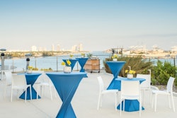 Rooftop Terraces and Observation Deck: outdoor environment with panoramic views of Biscayne Bay and Downtown Miami.