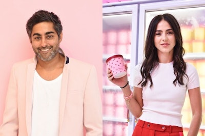 Creative consultant and design strategist Maryellis Bunn (right) and Manish Vora, former C.E.O. of digital-forward event space Lightbox, turned a pool full of sprinkles into an experiential craze.