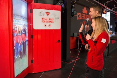 For the Winter Olympics in Pyeonchang, South Korea, Wondermakr produced Canadian Tire's Red Door activation, which debuted at the Rio Olympics in 2016. Part of the brand’s We All Play for Canada Olympic campaign, the life-size physical door offered a live stream interaction that connected friends and fans in Canada with Olympians and Paralympians.