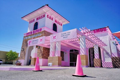 In mid-September, Lyft brought its pink car wash concept to Las Vegas. Working with Stoelt Productions, Lyft painted the entire car wash pink; all Lyft drivers received $1 car washes for the first 30 days and $5 washes for the next 60 days, and proceeds benefited the Susan G. Komen Foundation. Click here to read more about the first edition of the Lyft car wash in Los Angeles.