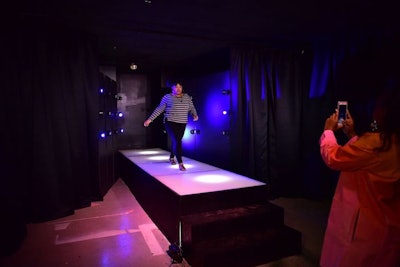 The Macy’s-sponsored “Confidence Runway” room has a catwalk, flashing lights, and a wind machine, giving everyone their “own Beyoncé moment,” according to Beautycon founder Moj Mahdara.