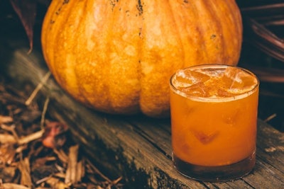 As a tribute to the season and the rock band, spirits brand Ron Barceló debuted a cocktail called Smashing Pumpkins. The simple drink combines Ron Barceló añejo, allspice, pumpkin puree, and a sprinkle of nutmeg.