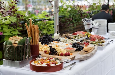 Tuscan Station featuring assorted cheese and charcuterie