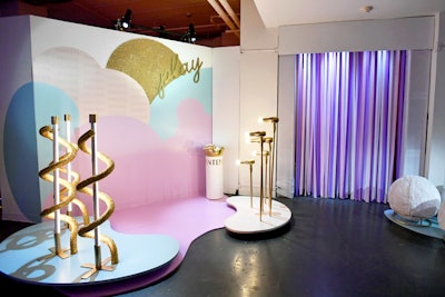 One of the more branded spaces was from Pantene, called Play, Rescue, Reset. Designed to embrace ideas of play and joy, the colorful room (which included a second area behind a wall of ribbons) offered new ways to wear your hair. “We work very closely with our brand partners in the same way that we do with our artists to create meaningful IRL experiences that leave our audience with lasting memories that will stay with them forever,' explained Albie Hueston, creative director of experiential at Refinery29 and 29Rooms, in a conversation with BizBash in September.