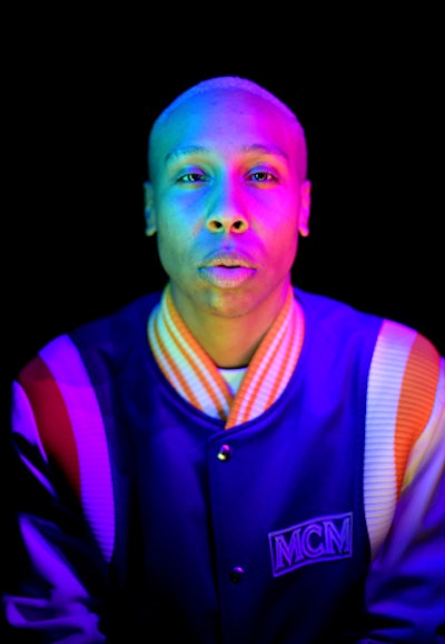 Another photo-focused room was called No Filter. Intended to demonstrate how light can transform an environment, the space used two different lighting methods to manipulate light, color, and shadow. The goal, said organizers, was to shift your perception and allow attendees (including Lena Waithe, pictured) to see themselves—and their surroundings—'in a new light.'