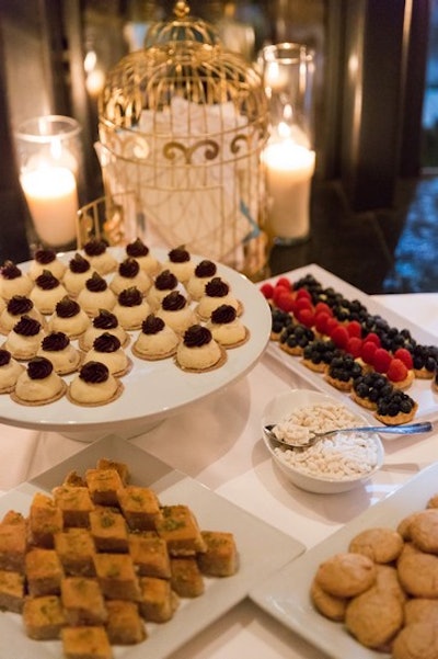 Petite dessert buffet