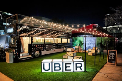 Uber was among the companies that hosted activations during South by Southwest in Austin in March.