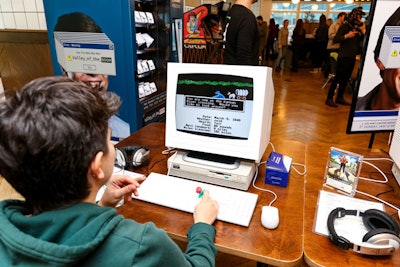 The events brought back vintage desktop computers equipped with games including the Oregon Trail, a staple for many elementary school students in the '90s.