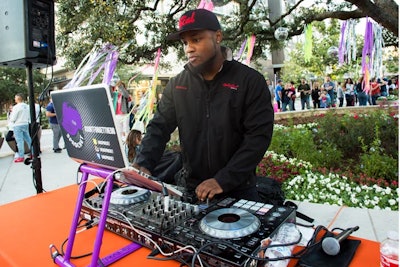 Three DJs, including DJ OG Sprocket, spun for guests. Each played tunes from a different decade of music: the ’70s, ’80s, or ’90s.