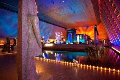 Exquisite lighting will enhance any event. Met Museum, NYC