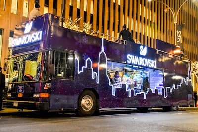 Swarovski’s Holiday Bus