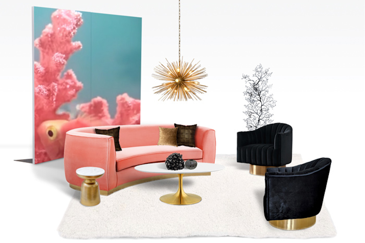 pic Living Room Coral Color Decor in living coral 17 decor ideas plus