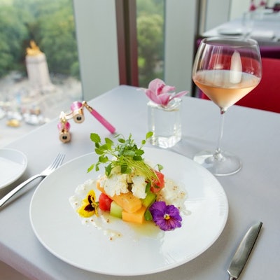 Dining with Central Park views