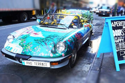 Dream Hotels Pop-Up Car Installation